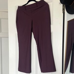 Elegant Maroon Boot Cut Pants Spanx